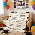 thumbnail image 4 of 2026 Graduation Gifts for Her Him, 2026 Graduation Throw Blankets, Class of 2026 Gifts Bulk, Senior Graduattion Decor, Best Gift for High School Senior Night, Soft Flannel Blanket,White 100*130cm, 4 of 9