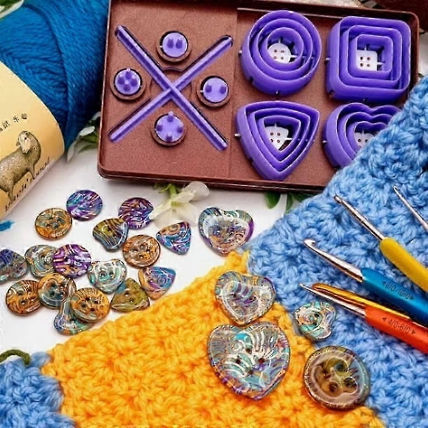 Buttons Toolkit Set - Create Perfectly Centered Buttons With Ease - Diy Kits