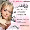 thumbnail image 4 of Lash Clusters Kit Wispy Eyelash Clusters Lashes Natural DIY Lash Extension Kit 10-16mm Cluster Eyelash Extensions Kit 300pcs C Curl Individual Lashes Cluster Eyelash (With Tweezers), 4 of 7