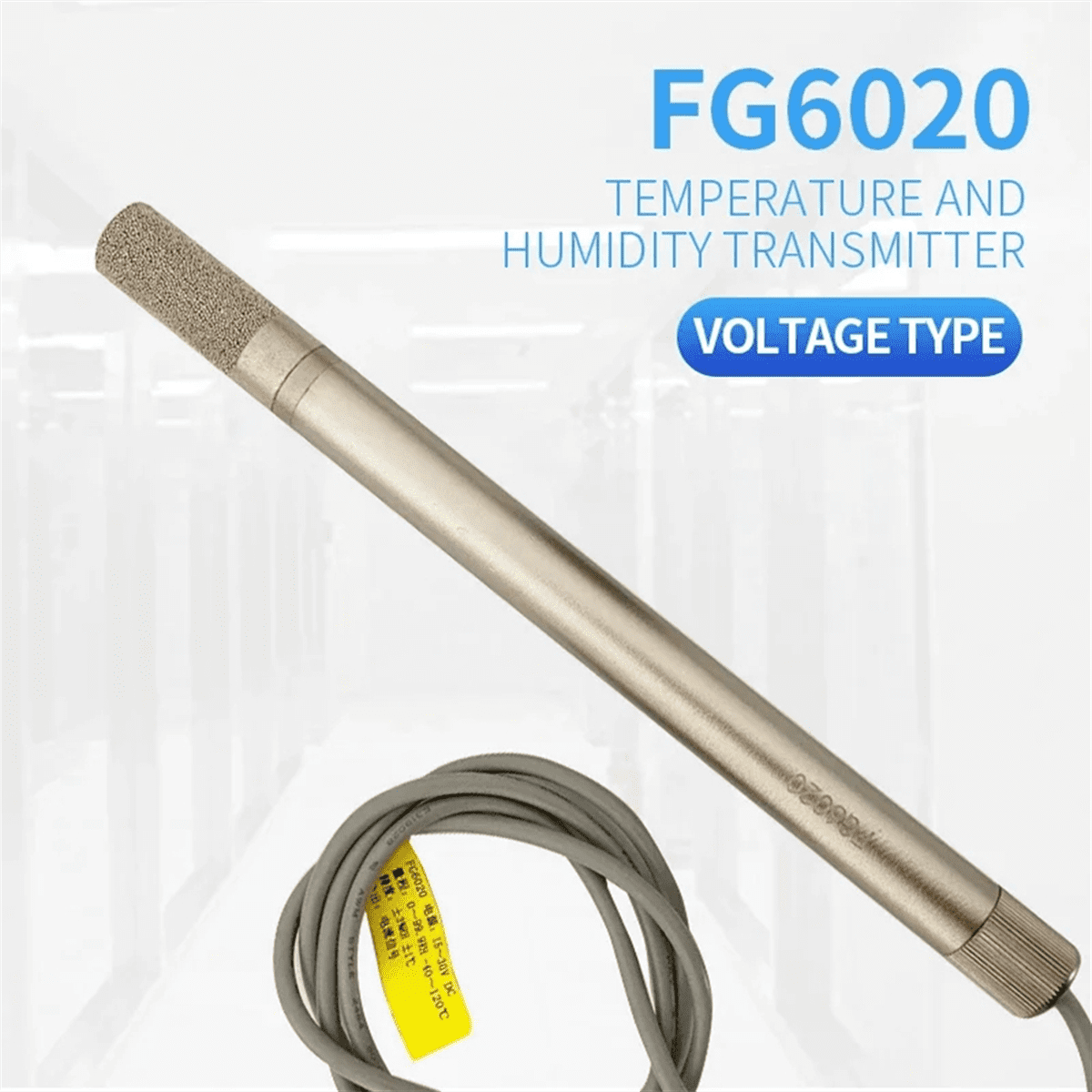 Metal Temperature And Humidity Sensor RS485 Industrial Chip FG6010