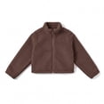 thumbnail image 6 of Horkkom Girls Fleece Jacket Teen Solid Color Cropped Zip Up Collared Sweatshirts Kids Casual Trendy Jackets 5-6 Years, 6 of 6
