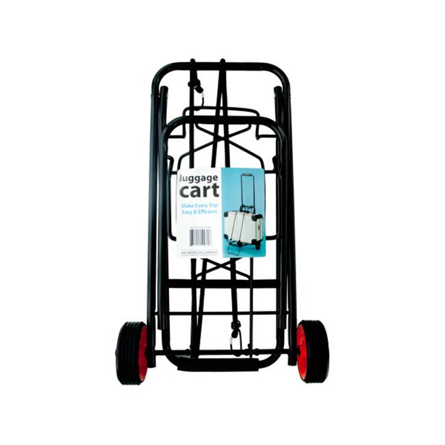 Kole Imports Portable Folding Luggage Cart – Model OC643 – Travel Essential
