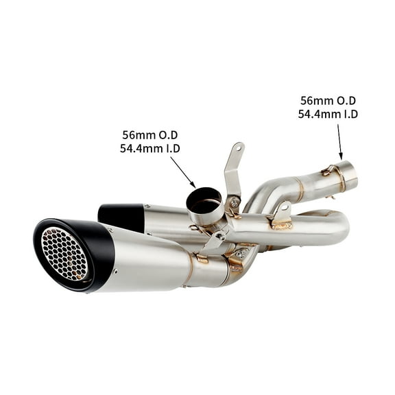 For Ducati Panigale V4 2018 2019 to 2022 2023 V4S Escape Slip-on Motorcycle Exhaust Muffler With Link Pipe Slip-on