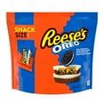 thumbnail image 2 of 2 PACK Reese's OREO Milk Chocolate and White Creme Snack Size Peanut Butter Cups Candy, Bag 8.8 oz, 2 of 5