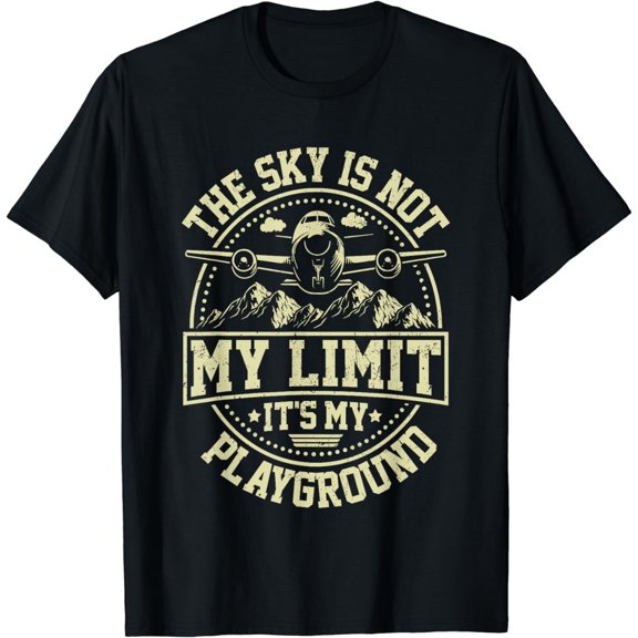 Funny Aviator Pilot Airplane Plane Aviation Gifts Men Women T-Shirt