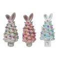 thumbnail image 3 of Easter Bunny Tree Plug In Lighted Resin Decor - 6.3" Illuminated Bunny Tree with Colorful Accents - Spring Easter Decoration Indoor for Tabletop, Shelf, Mantel & Seasonal Display (Sky Blue), 3 of 6