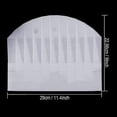 thumbnail image 4 of Gorro de chef desechable, 20 unidades, gorro de cocina ajustable para cocina, hogar, restaurante, catering, gorros de chef, gorros de cocina elásticos no tejidos (blanco), 4 of 5