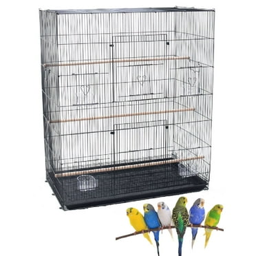 36" X-Large Flight Bird Parrot Breeding Breeder Cage With Narrow Bar Spacing for Small Size Birds Parakeet Lovebird Canary Aviary Budgie Finches