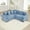 Blue, variant on Oversized Modular Sectional Sofa with Extra-Wide Armrests & Deep Seat Comfort, Convertible Corner Unit, 10 Throw Pillows, Premium Corduroy Fabric Ergonomic Design, Easy Assembly for Living Room, Blue
