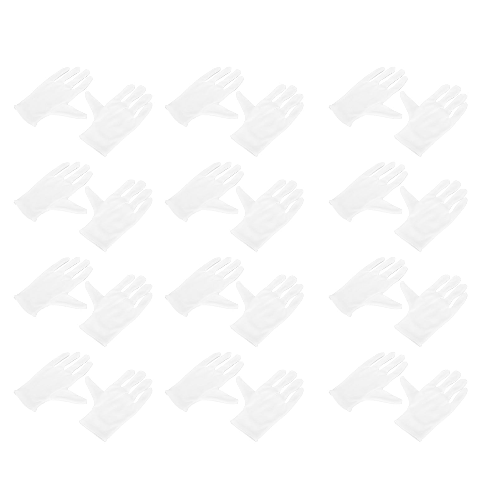 Cotton Gloves, Work Gloves White Sweat  Lightweight Soft  For Keeping Hands Dry