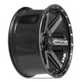 thumbnail image 4 of 4PLAY Wheels 4P63 22 Inch Rim Fits 5x127 & 5x139.7 22x10 Gloss Black Brushed with Tinted Clear (1), 4 of 5