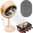 thumbnail image 1 of Portable Range Hood with 3 Removable Filters, Pletpet Desktop 125°Adjustable Angle Portable Kitchen Exhaust Fan Small Hanging Range Hood Fan for Desktop and Outdoor, 1 of 7