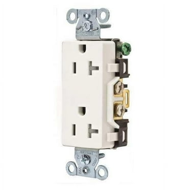 Bryant Receptacle,White,Decorator Receptacles DRS20WTR