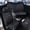Black & Red Lines, variant on 2007 for CHEVROLET MALIBU Seat Cover, Black Car Seat Covers, Waterproof Faux Leather Full Set of 5 Seats Easy to Clean and Install Protect and Upgrade Seats, Upgrade the Car's Interior