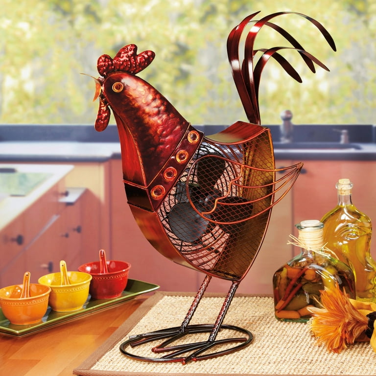 Deco Breeze Rooster Desk Fan