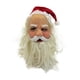 thumbnail image 1 of Conjunto de Cabeza de Papá Noel, Gorro Navideño, Máscara de Abuelo con Barba Blanca, Disfraz de Fiesta, 1 of 1