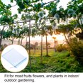 thumbnail image 6 of Uxcell Fruit Protection Bags 6x4" Nylon Fruit Netting Cover Bags with Drawstring for Garden Fruits Blue 100Pack, 6 of 6