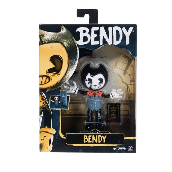 Bendy and the Ink Machine 5 inch Articulated Bendy Action Figure with Book Accessory for Teen Ages 14 