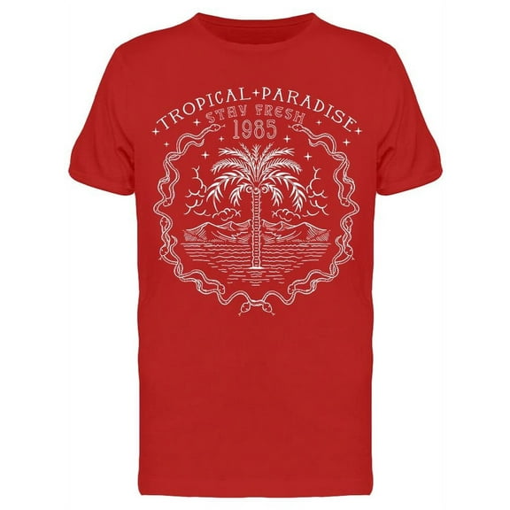 Tropical Paradise, Stay Fresh T-Shirt Men -Image by Shutterstock, Male XX-Large
