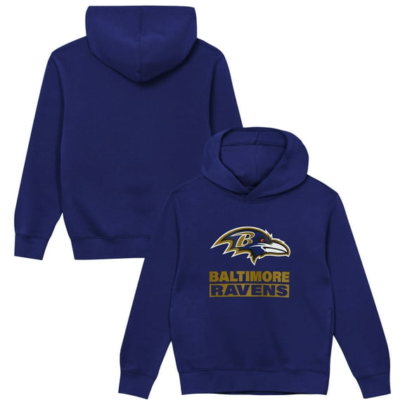 Toddler Outerstuff Purple Baltimore Ravens Back to Basics Hoodie