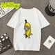 thumbnail image 2 of Camisetas de gato plátano para mujer, camiseta divertida de gato Meme, camiseta de manga corta de dibujos animados Happy Bananacat, ropa de verano de gran tamaño para mujer, camisetas, 2 of 5