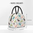 thumbnail image 3 of Haiem Easter Rabbit Printed Lunch Bag Women, Lunch Box Lunch Bag for Women, Small Leakproof Cute Lunch Tote Large Capacity Reusable Insulated Cooler Lunch Container, 3 of 6