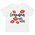 thumbnail image 3 of Inktastic Grandma Was Here Red Kisses Boys or Girls Toddler T-Shirt, 3 of 5