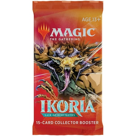 Magic: The Gathering Ikoria: Lair of Behemoths Collector Booster | 15 Card Booster Pack | 1 non-foil alt-art Godzilla Series Monster card | Stylized Collectible (Best Magic The Gathering Series)
