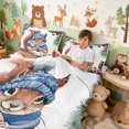 thumbnail image 4 of Erosebridal Squirrel Queen Sheets for Boys Girls, Cozy Winter Queen Sheet Sets, 4-Piece 1 Flat Sheet 1 Fitted Sheet and 2 Pillowcases, 4 of 6