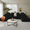 Black-U Shaped, variant on 71" High Backrest Sofa for Small Spaces, Compressed Corduroy Couch with Deep Seating for Living Room, Bedroom, Dark Grey