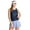 Navy, variant on Faye+Florie Piped Racer Tennis Shirt (Camo, Large)