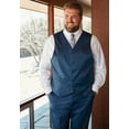 thumbnail image 4 of KingSize Men's Big & Tall KS Signature Collection Easy Movement 5-Button Suit Vest, 4 of 4
