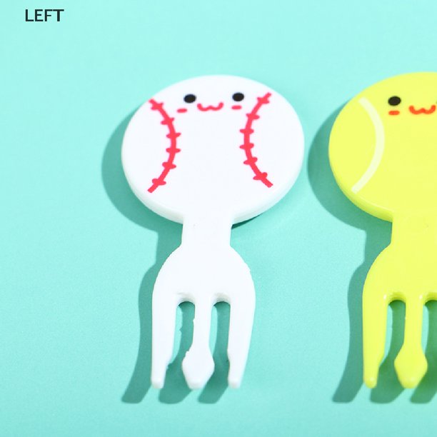 Vajilla Para Niños Lindo Mini Animal De Dibujos Animados De Frutas Tenedor Snack Pastel Postre Comida Bento Pick my