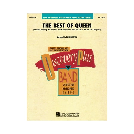 Hal Leonard The Best of Queen - Discovery Plus Concert Band Series Level 2 arranged by Paul (The Best Of Queen Sheet Music)