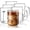 20 oz, variant on Glass Coffee Mugs, 12 oz iced coffee cups, Clear Tea Cups Set of 6, Glass Mugs with Handles, Glass Cups for Latte, Cappuccino, and Tea