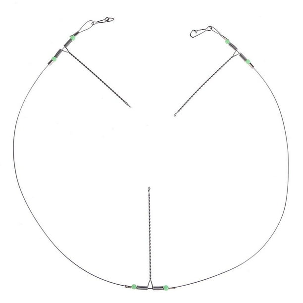Soporte de equilibrio de ganchos giratorios de línea de aparejos de pesca de acero inoxidable (tipo 2) Tmvgtek pescar