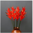 thumbnail image 4 of HAOSHICS Large Bird of Paradise Heliconia Stem Artificial Flowers,1 Stem 7 Petals Fake Flowers Permanent Flower,Greenery Plants Indoor Outside Garland Home Garden Office Wedding Decor, 4 of 7