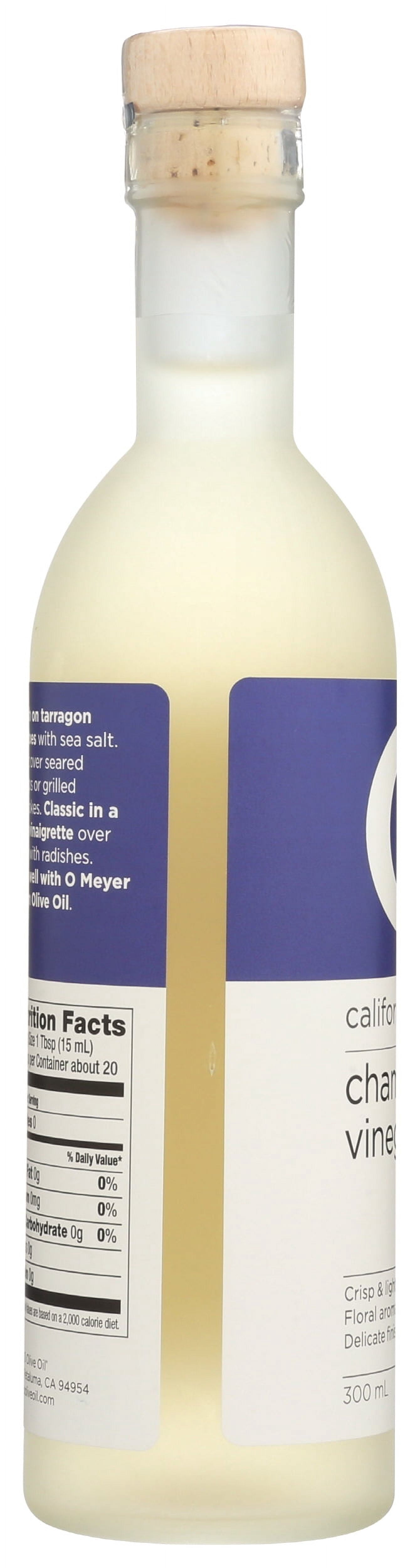 Pack of 6, O California Champagne Vinegar, 10.1 fl oz