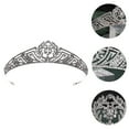 thumbnail image 3 of 1pc Mariage Mariée Couronne Strass Coiffe Nuptiale Bandeau (Argent), 3 of 7