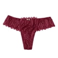 thumbnail image 1 of B91xZ Culottes pour Femmes Beyondsoft Bikini sous-Vêtements, Rouge TTG, 1 of 4