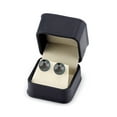 thumbnail image 3 of 14K Gold 13-14mm Green Tahitian South Sea Cultured Pearl Stud Earrings - AAAA Quality, 3 of 7