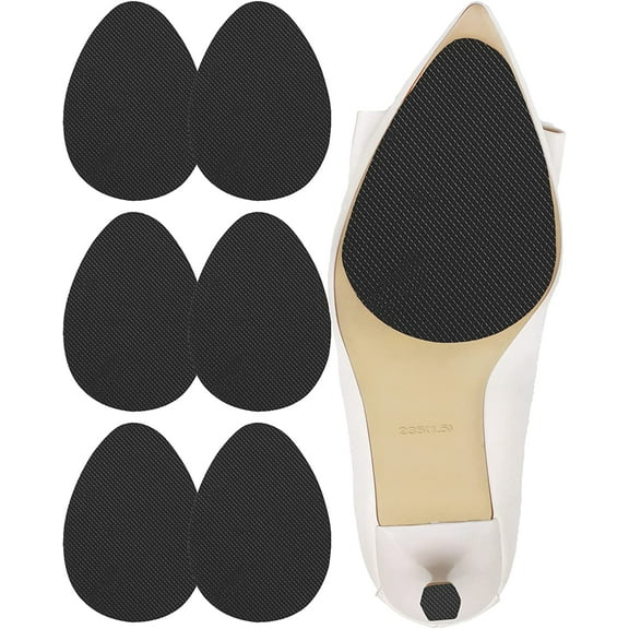 Shoe Grips on Bottom of Shoes,Shoe Gummies for Bottom of Heels,Non Slip Shoes Pads for Women Shoes,Shoe Slip Pads Sole Protectors for High Heels,6 Pcs Anti-Slip Shoe Grips