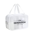 thumbnail image 5 of Dry-wet Separation Washing Bag Large Capacity Portable Travel Cosmetic Bag Storage Bag Clear Travel Toiletry Bag, 5 of 7