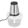 thumbnail image 4 of Picadora de carne multifuncional, picadora eléctrica de alimentos de acero inoxidable con recipiente de vidrio de 2L, estándar europeo de 220V, 4 of 5