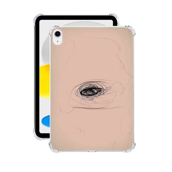 Compatible with iPad mini 1 Phone Case, Line-Art-5 Case Silicone Protective for Teen Girl Boy Case for iPad mini 1