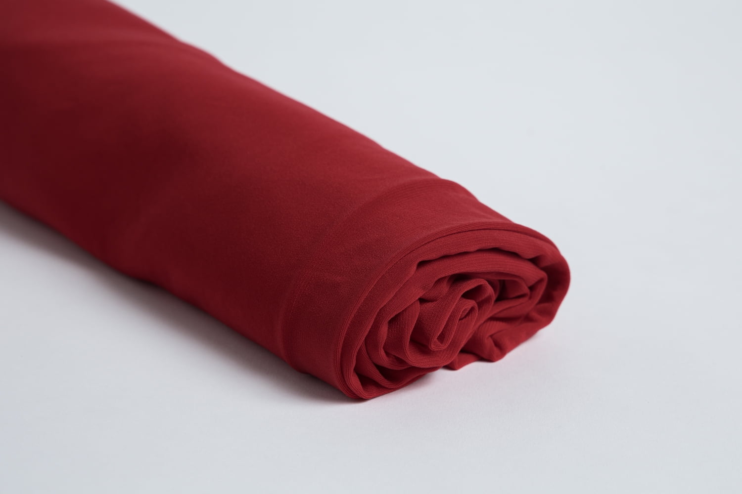 Romex Textiles ITY Matt Jersey - Polyester/Spandex Knit Fabric For Dresswear & Arts and Crafts (3 Yards) - Red