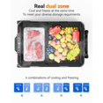 thumbnail image 3 of Refrigerador de coche WOLFBOX de 39 cuartos de galón, doble zona, 12 V/24 V DC 100/240 V AC, 3 of 9