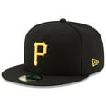 thumbnail image 3 of Men's New Era Black Pittsburgh Pirates National Baseball Hall of Fame 59FIFTY Fitted Hat, 3 of 5
