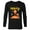Black, variant on Disney and Pixar’s Turning Red Mei Respect the Hustle - Long Sleeve T-Shirt for Men - Customized-Royal