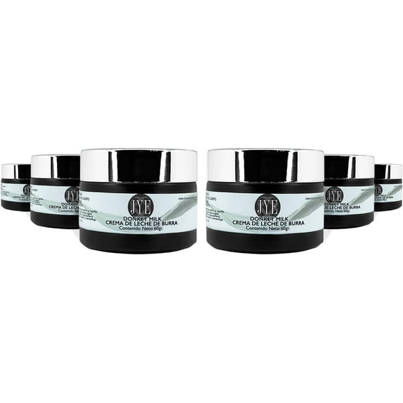 JYE Set de 6 Frascos Crema de Leche de Burra JYE DONKEY MILK
